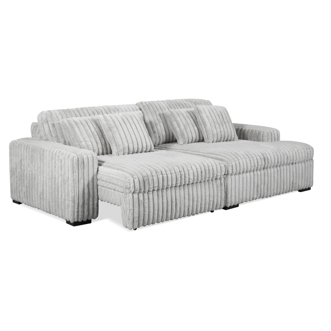 Power Slide Presley Fog Sectional by Warehouse M