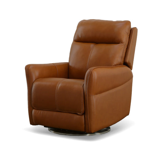 leather swivel chair flexsteel