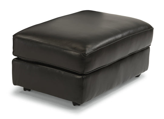 vail leather ottoman