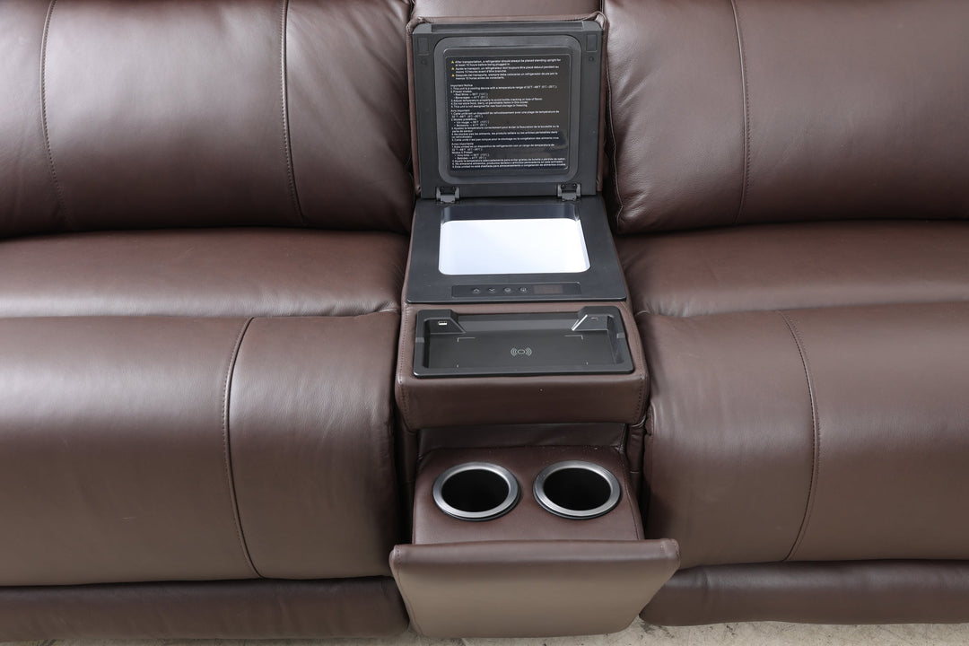 Immersive Sound Power Headrest 6 Piece Reclining Sectional