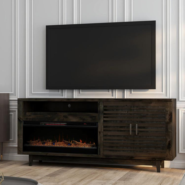 Close Up Room View Avondale 84" Fireplace TV Stand by Legends Furniture