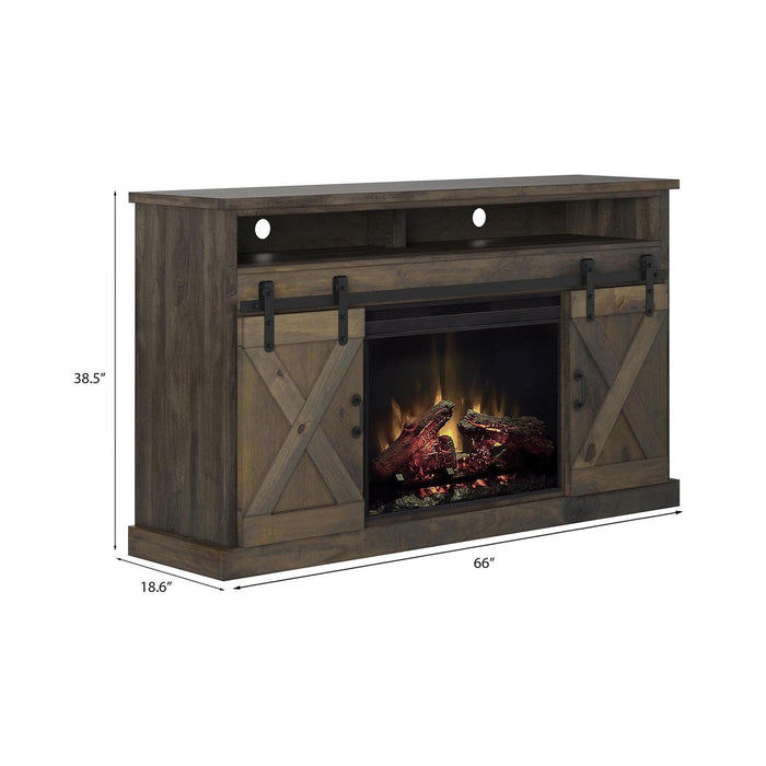 Farmhouse 66" Fireplace TV Stand by Legends Furniture