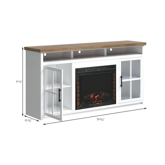 Hampton 74" Fireplace TV Stand by Legends Furniture