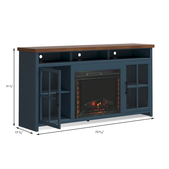 Nantucket 74" Fireplace TV Stand by Legends Furniture