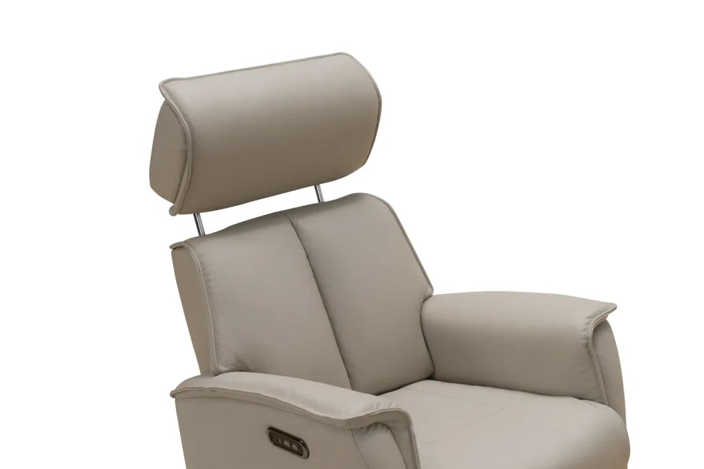 Sylas recliner in Gable Dove, additional view
