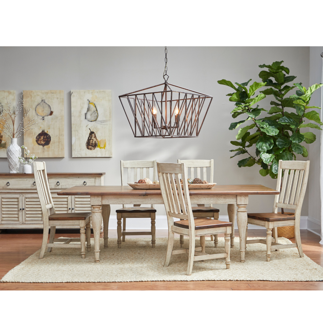 Belmont Solid  Sengon Tikik & Beechwood Dining Set by Warehouse M