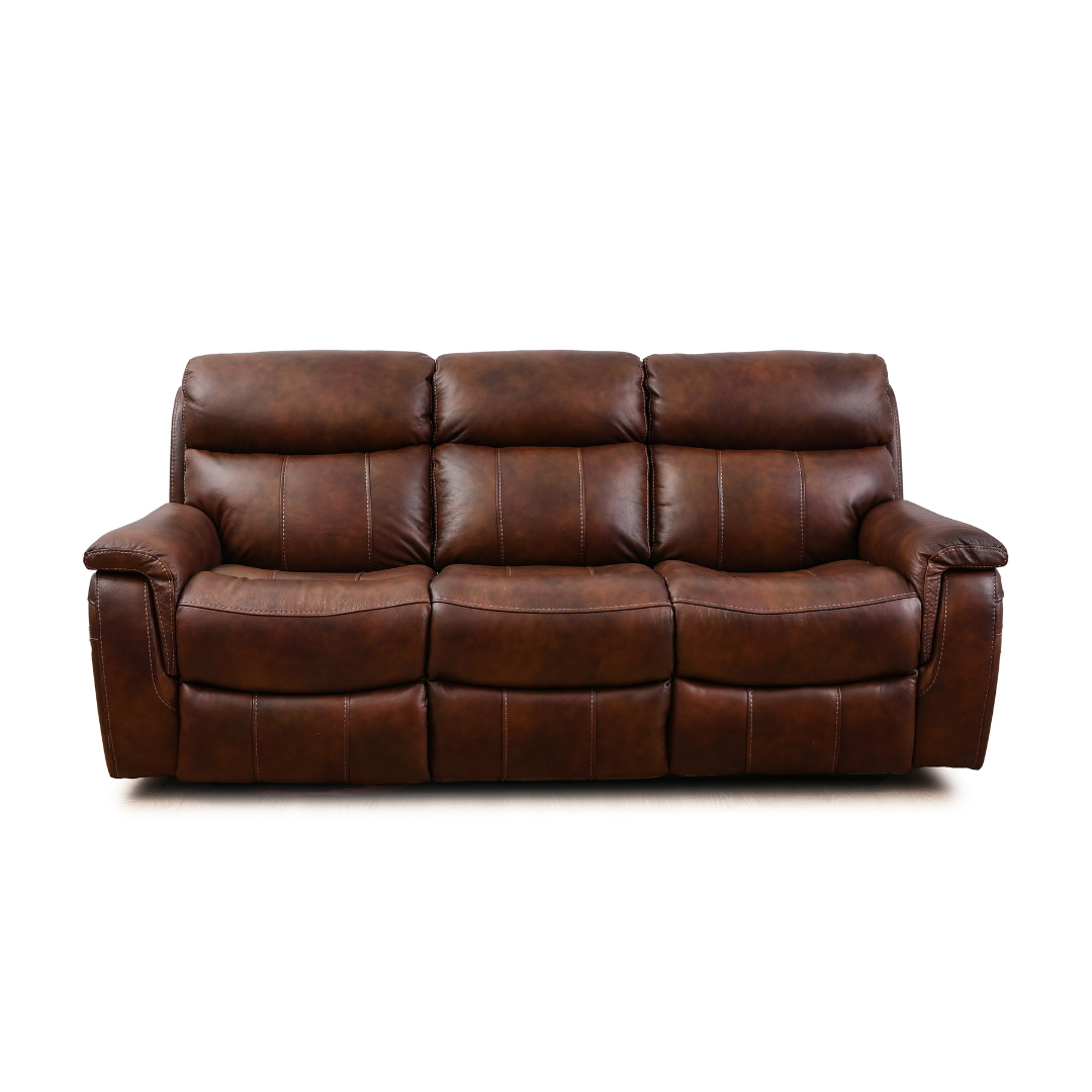 9020 Console Leather Sofa by Warehouse M