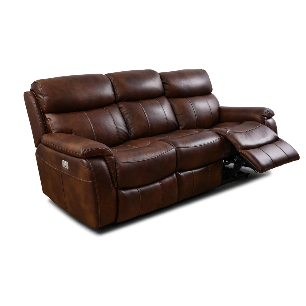 9020 Console Leather Sofa by Warehouse M