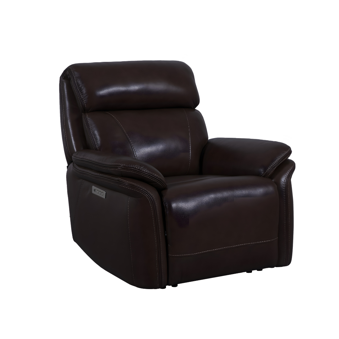 70913 Coffee Triple Power Recliner by Warehouse M