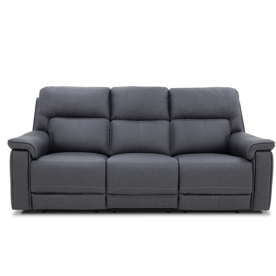 Jumbo Slate Triple Power Sofa by Warehouse M