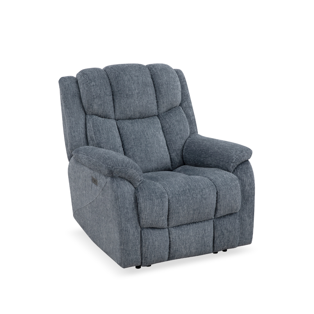 Slate Power Recliner by Warehouse M