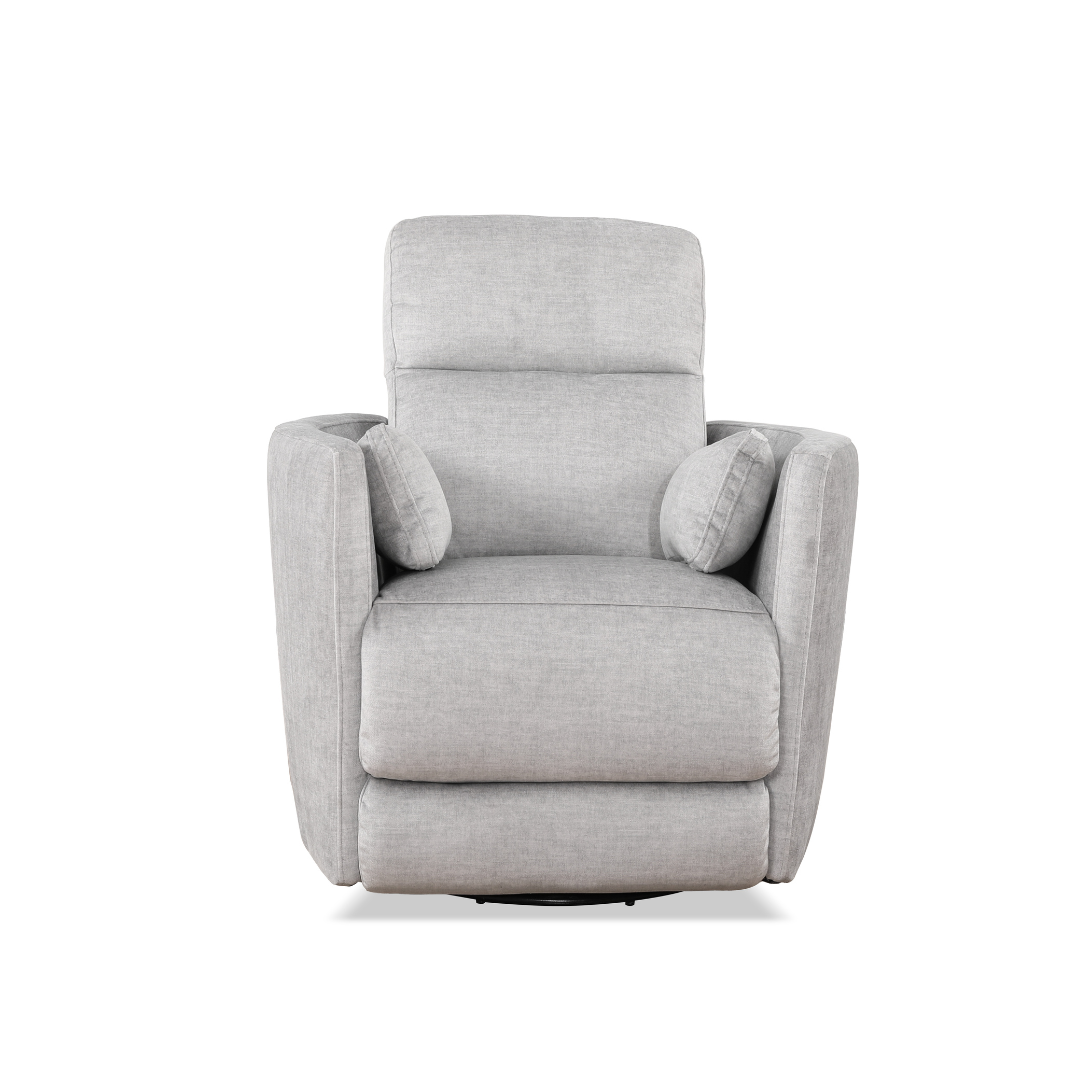 Silver 360 Swivel Recliner by Warehouse M