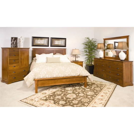 Elegance Solid Wood 6-Drawer Armoire with 1 Door by Daniel's Amish