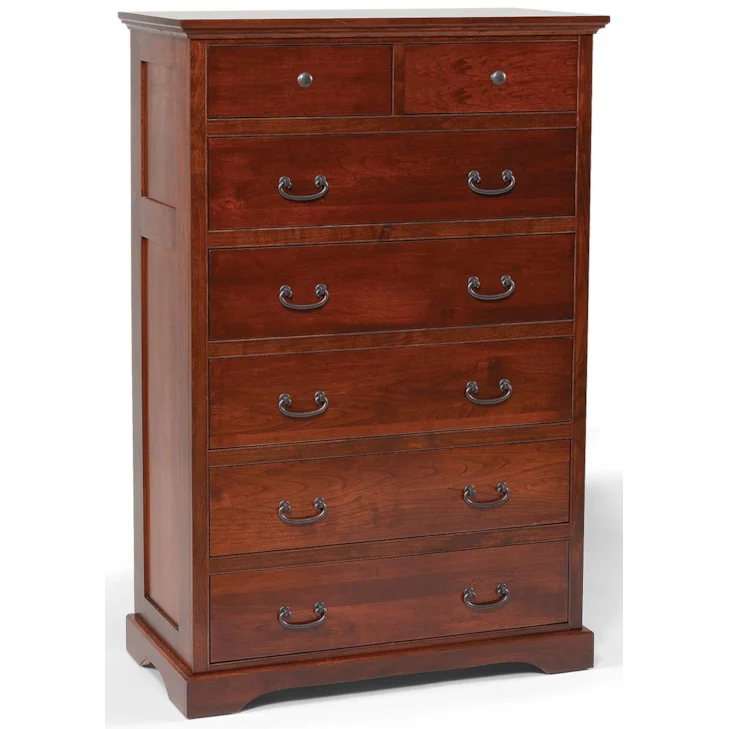 Elegance Solid Wood 7-Drawer Chest by Daniel's Amish