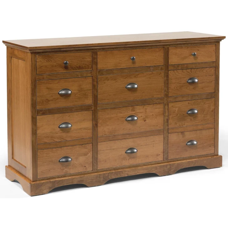 Elegance 12-Drawer Triple Dresser by Daniel's Amish