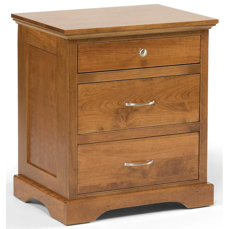 Elegance 3-Drawer Nightstand by Daniel's Amish