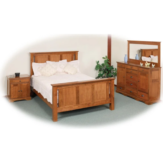 Elegance 1-Drawer Nightstand with 2 Drawers by Daniel's Amish