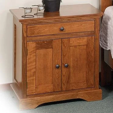 Elegance 1-Drawer Nightstand with 2 Drawers by Daniel's Amish