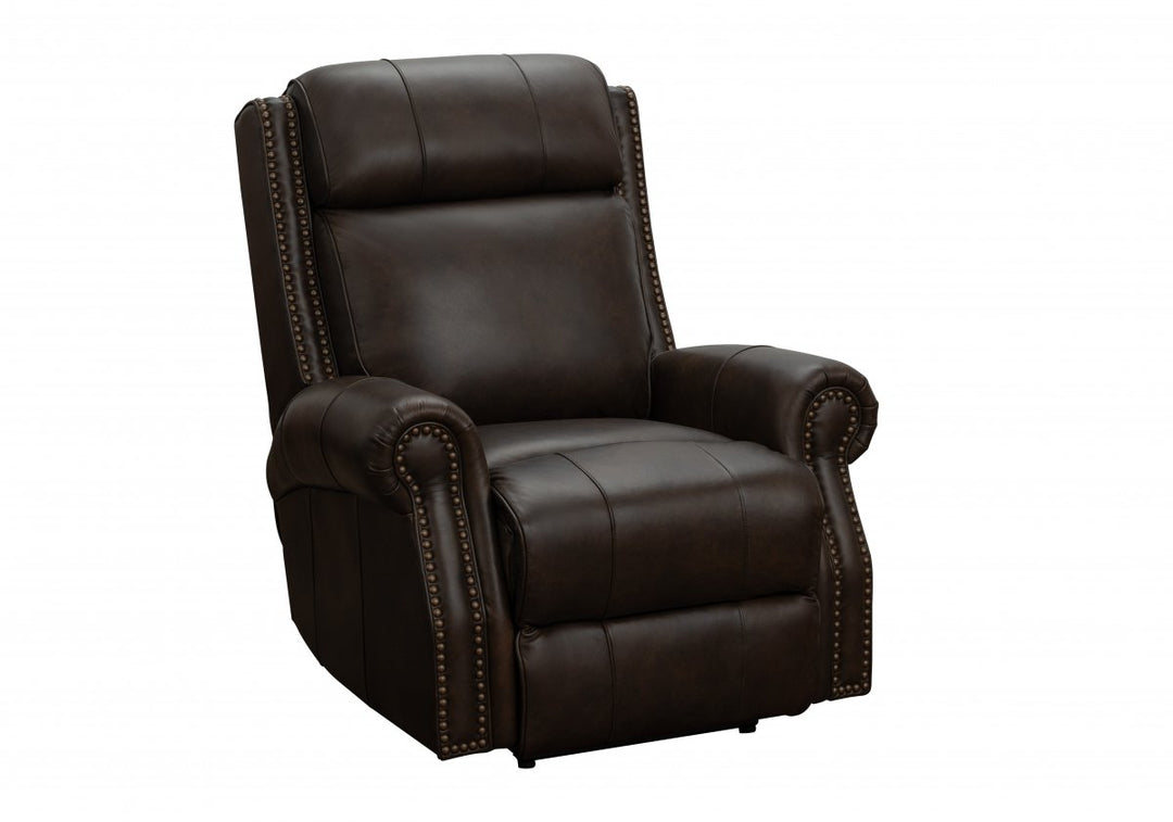 Blair Big and Tall Power Leather Recliner by Barcalounger