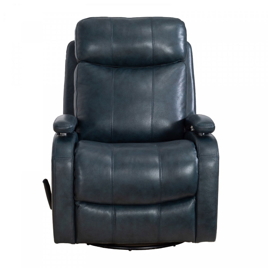 Duffy Manual Leather Recliner by Barcalounger