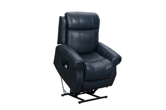 Langston Power Lift Leather Recliner by Barcalounger