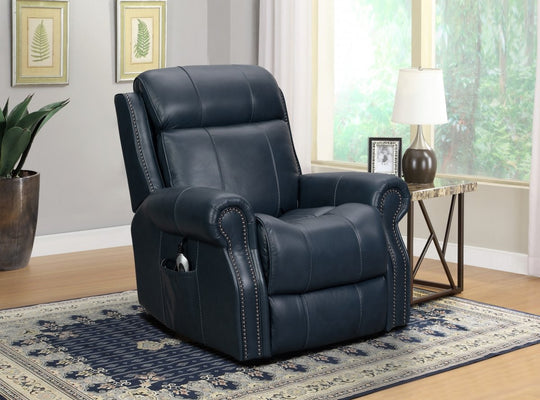 Langston Power Lift Leather Recliner by Barcalounger